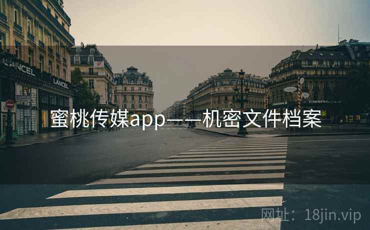 蜜桃传媒app——机密文件档案
